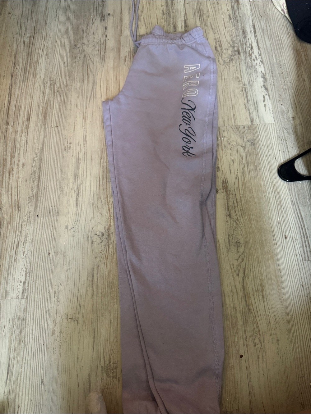 Aeropostale Lavender Track Joggers with 'New York' Script